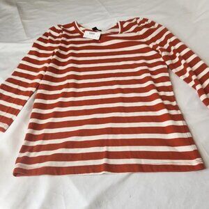 J. Crew Women's Size XS Striped Tee Shirt Long Sleeve